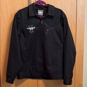 Nike SB x Huf Black Lightweight Zip-Front Shirt Jacket